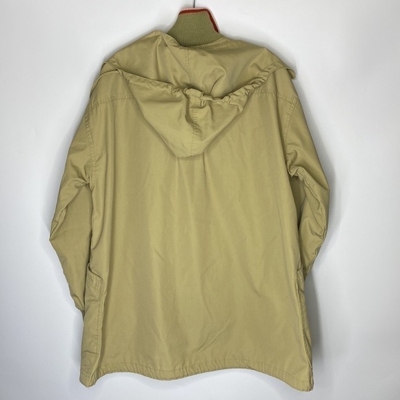 Vintage Foxland By Lanson Tan Hooded Shirt Jacket 13/14 Medium - Picture 2 of 9